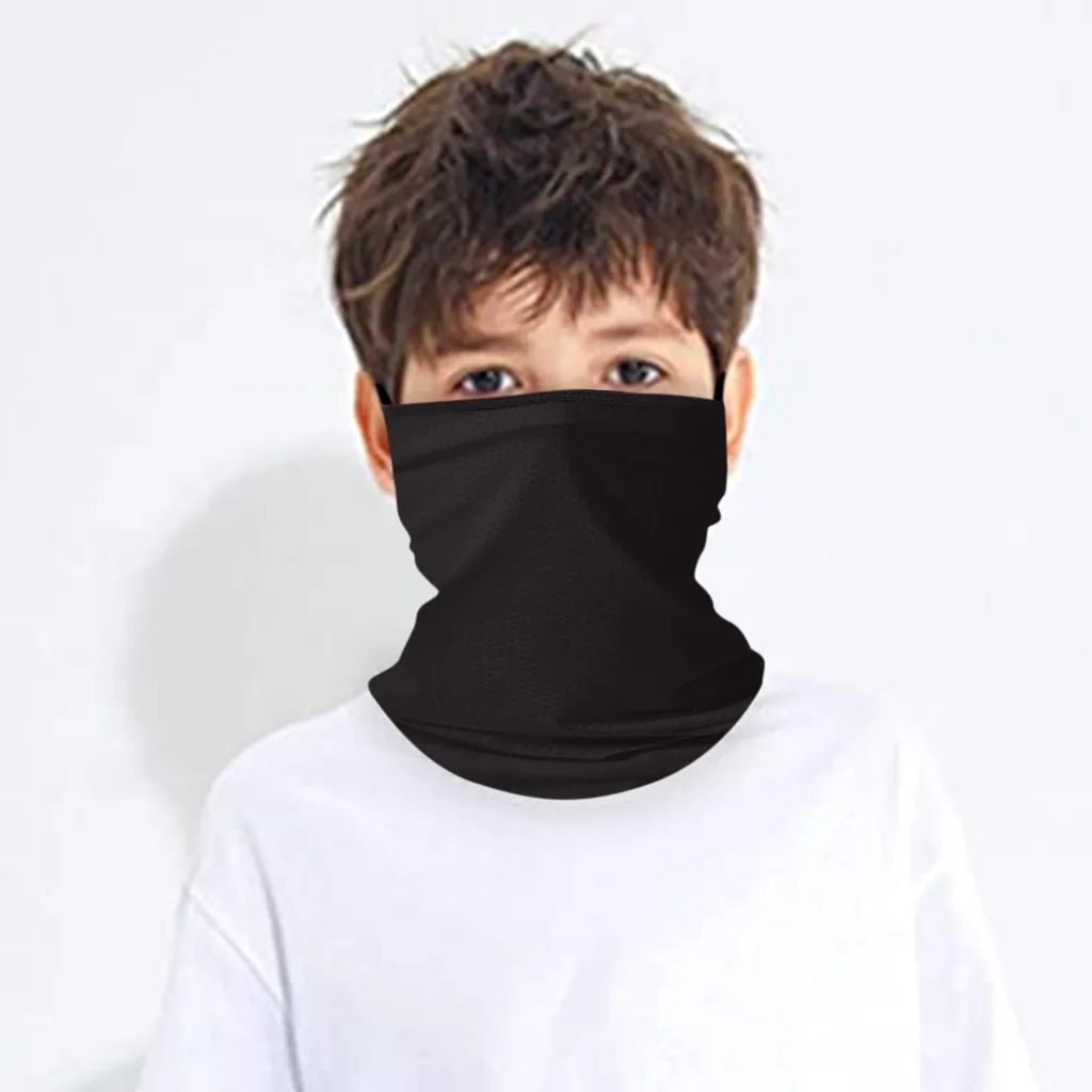 Детская зимняя маска для лица и рта шейный чехол волшебный шарф детское покрытие