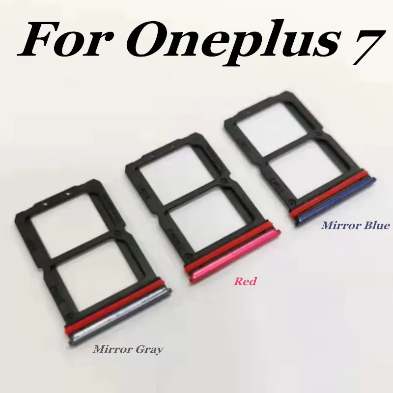1 шт. оригинальный держатель для Oneplus 7 с двумя sim картами Nano SIM 1/2 Micro SD карта