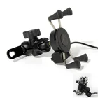 Держатель для телефона мотоциклетный с USB зарядным устройством для HONDA mr3 250 CBR 1100XX SH 300 PCX 150 CBR 600 RR XR 600 VARADERO XL1000 SH 125I