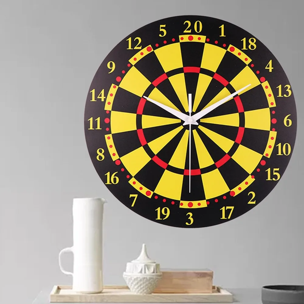 Creative Darts Wall Clock Modern Design Silent Quartz Clocks Nostalgic Individual Character Sitting Room Adornment | Дом и сад