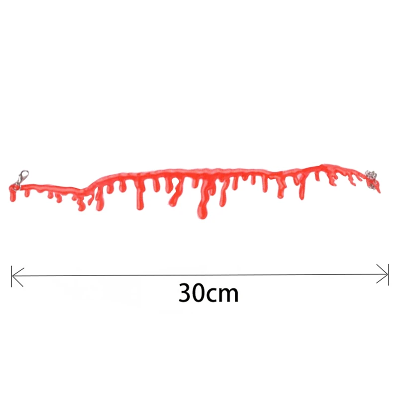 

5Pcs Dripping Blood Halloween Party Choker Necklace Costume Accessory