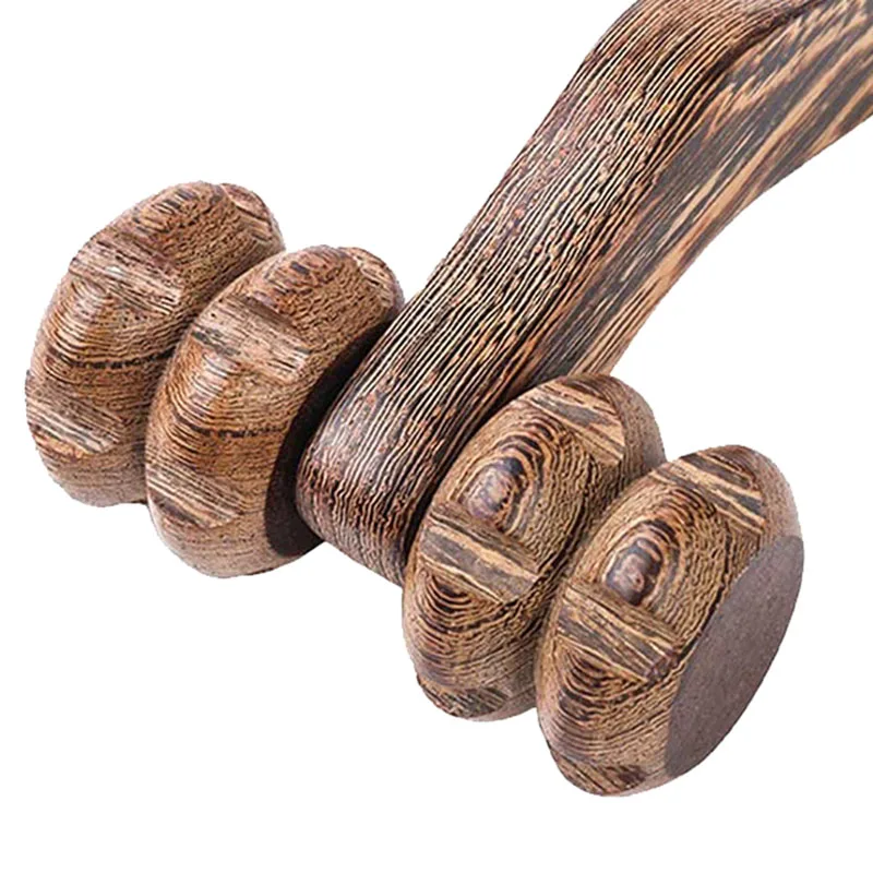 

Wooden Hand Held Massager,Massage Tools,Back Massager Roller,Yoga Round Massage Stick,Used to Relieve Muscle Soreness