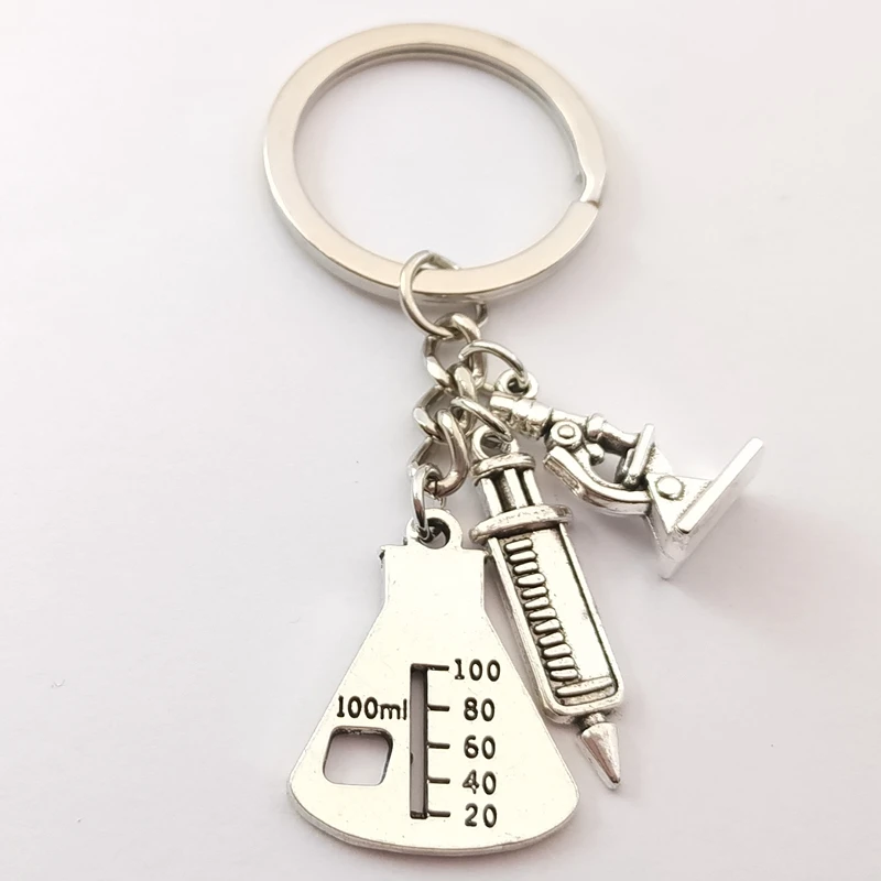 Шарм доктор медицинский шприц Подвески брелки медсестры медицинские студенты