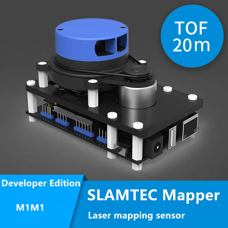 Verkaufen RPLIDAR Outdoor Slamtec Mapper M1M1 Karte Bau Und SLAM Positionierung TOF 20 Meter Lidar Sensor Kompatibel Mit ROS