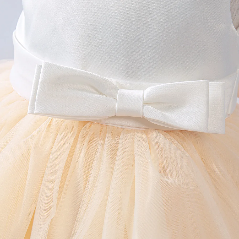 Платье для новорожденных девочек на день рождения свадьбу принцесса прозрачная