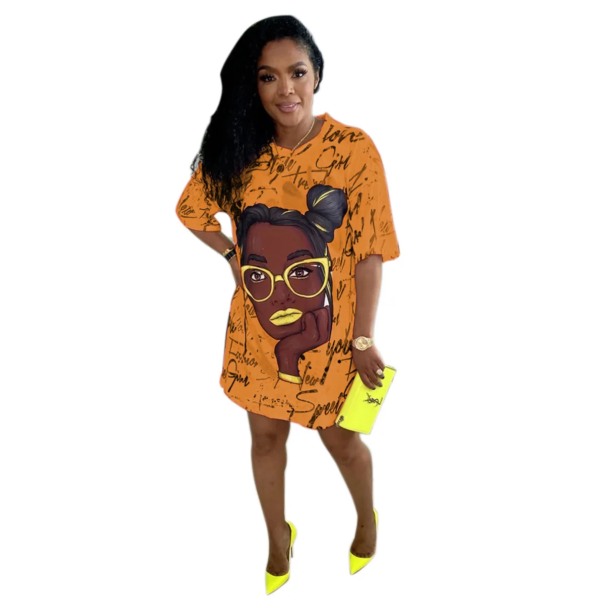 Новинка 2021 африканская одежда для женщин летнее платье с принтом Дашики