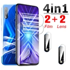 Гидрогелевая пленка 4 в 1 для задней крышки экрана Huawei Honor 9X 9A 9C 9S Xonor 9 Lite, Honor 9 A 9 C X S, защита объектива камеры