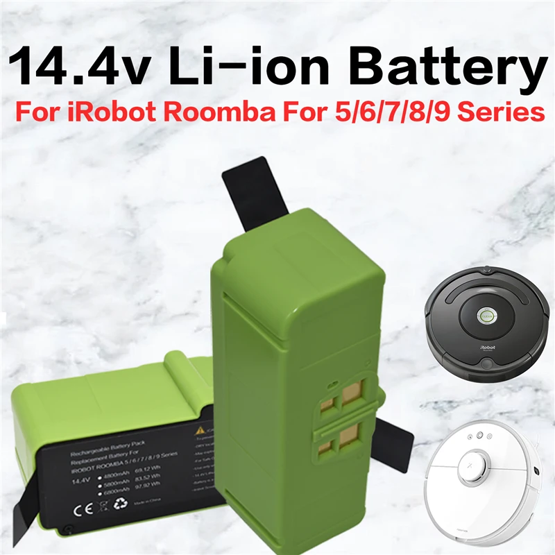 Сменный аккумулятор 14 4 В 500 li 2130LI для iRobot Roomba 655 690 780 805 860 880 890 960 601 760 980 батарея