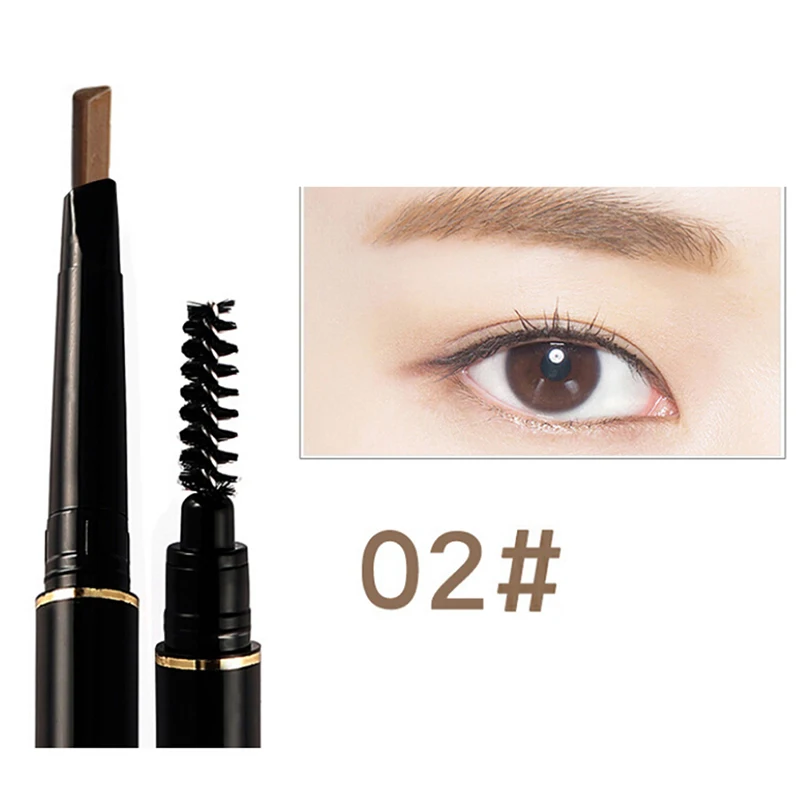 

automatic rotating triangle waterproof eyebrow pencil