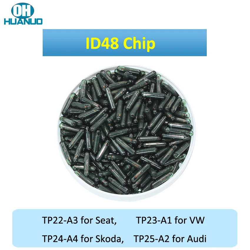 Хорошее качество! Стеклянный чип ID48 CAN (A1) TP23 для VW (A2) TP25 AUDI (A3) TP22 Seat (A4) TP24