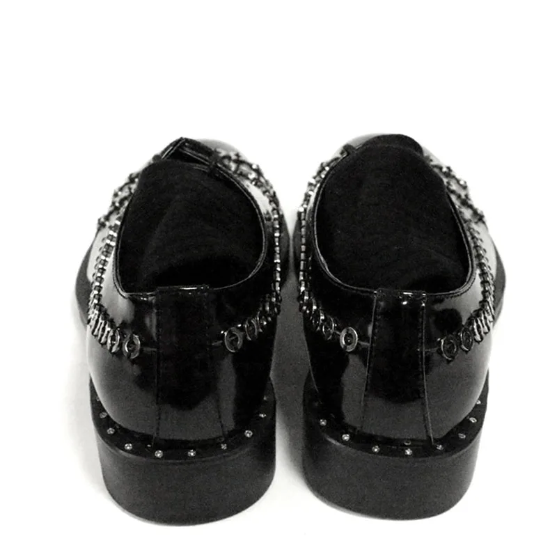 Новинка готические медные кольца ручной работы итальянские туфли из натуральной