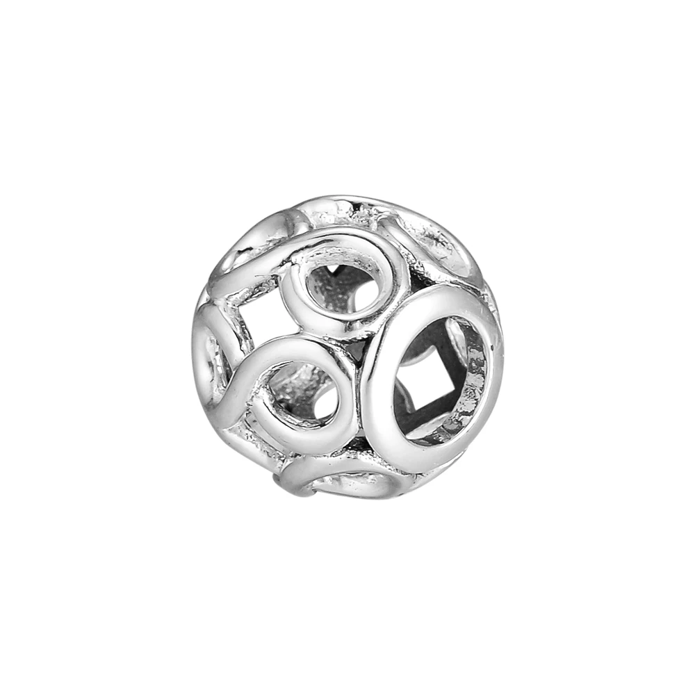Подходит для браслетов Pandora Infinite Shine Charms S925 оригинальные бусины из стерлингового