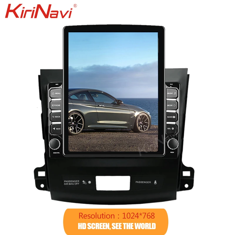 Автомагнитола KiriNavi с сенсорным экраном 9 7 дюйма Android 10 0 GPS навигацией для Mitsubishi