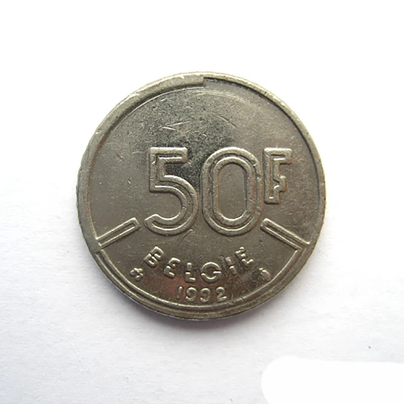 Europa 100. 50 Beloioue монета Belgique.