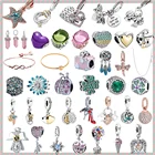 Кулон женский из серебра 925 пробы, с цирконом