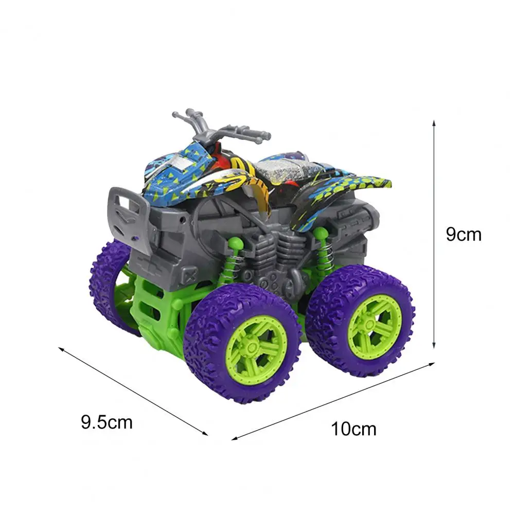 

Simulation Inertial Motorcycle Stunt Car Stylish Functional Metal Toy Car Four-Wheel Drive Model for Boy Gift