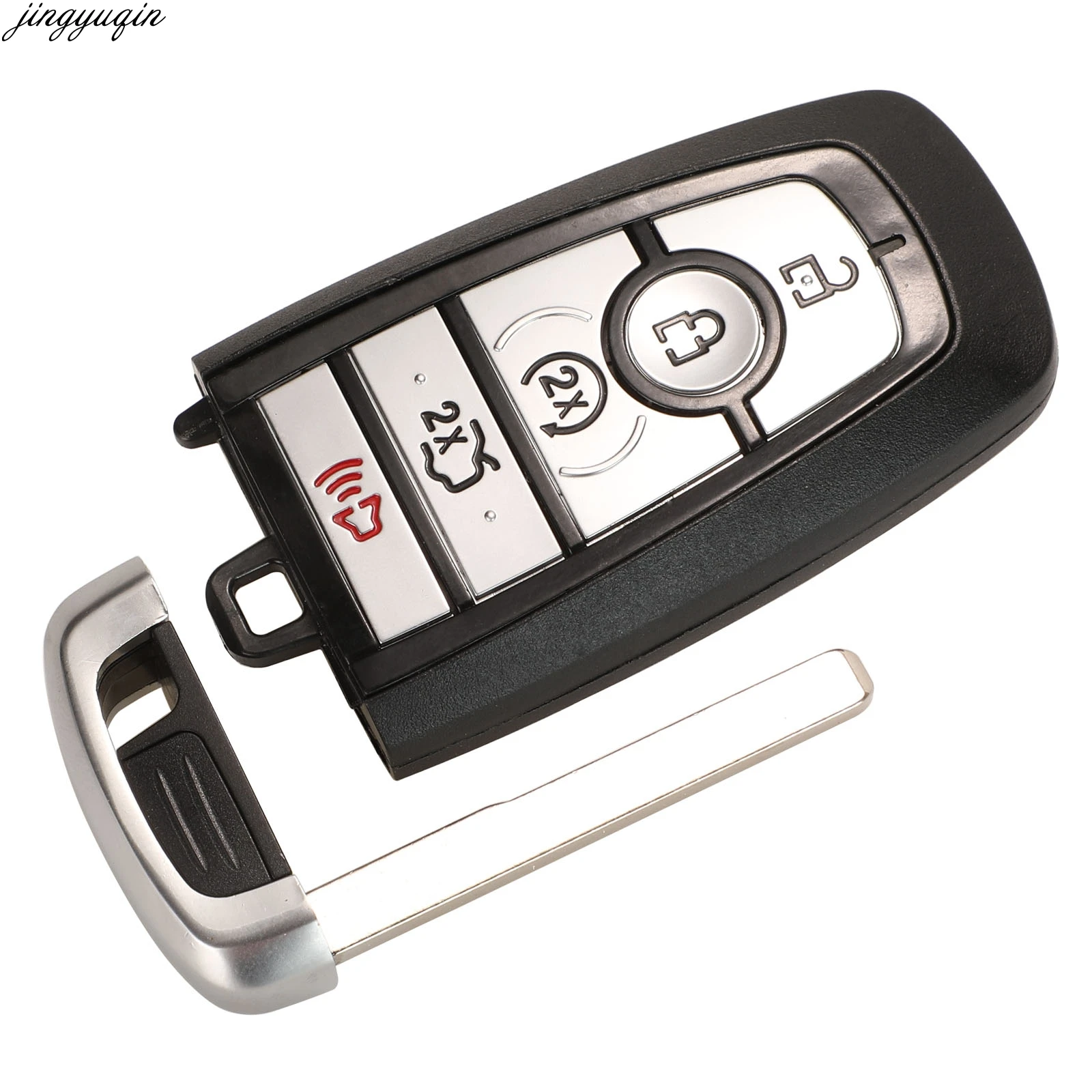Jingyuqin дистанционный смарт ключ для автомобиля 434/868/902 МГц ID49 Ford Mondeo Mustang Fusion