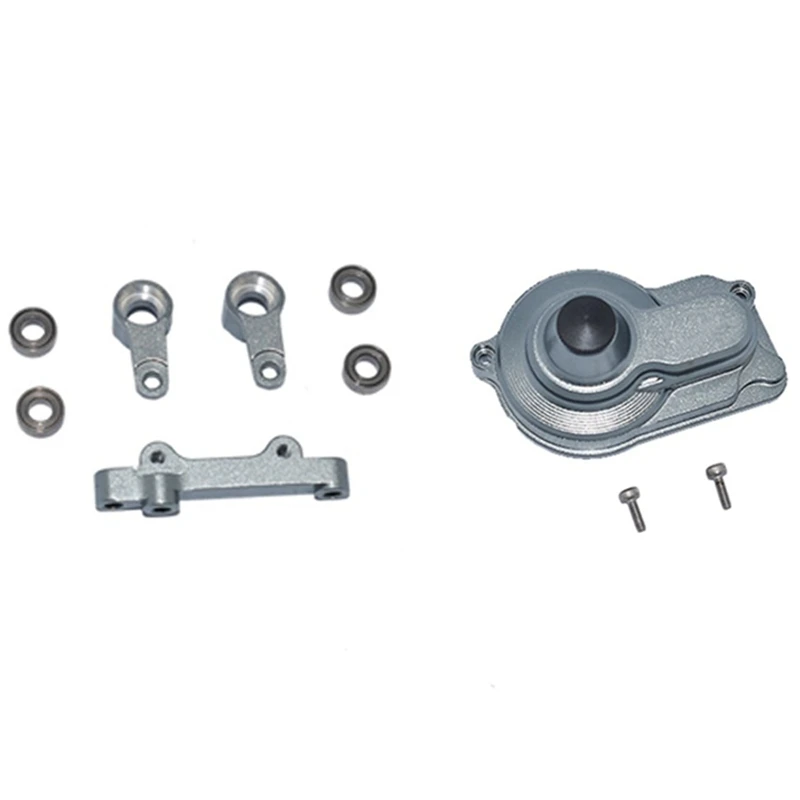 

2 комплекта запчастей для радиоуправляемого автомобиля: 1 комплект, Металлическая Задняя Основная коробка передач, чехол и 1 комплект, метал...