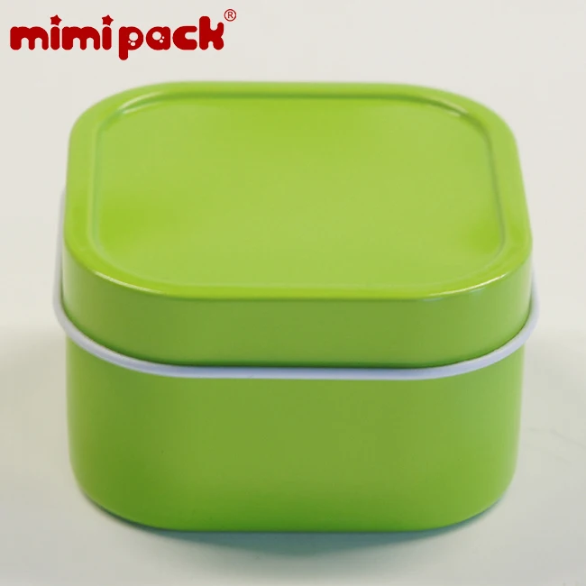 24 шт mimipack квадратной формы жестяная банка рождественские контейнеры для