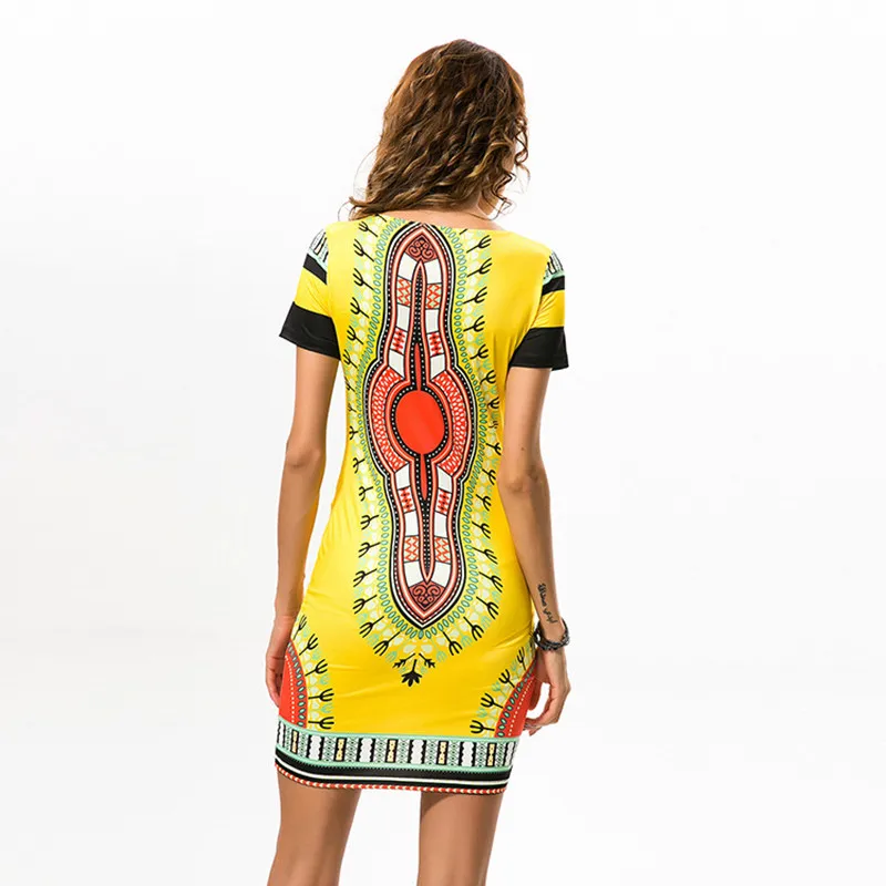 Африканские платья для женщин Африканское Платье с принтом Анкары Дашики базин