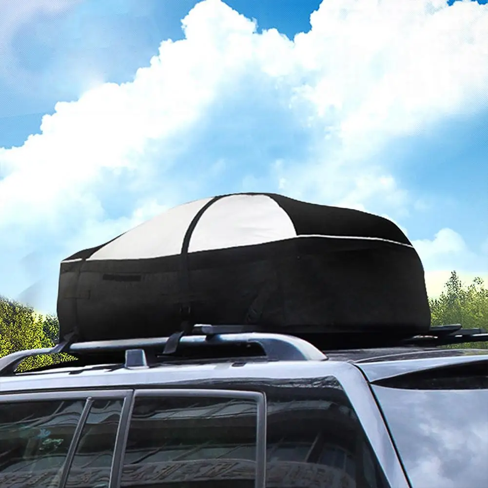 

Водонепроницаемая и Пыленепроницаемая багажная сумка на крышу 600D, сумка из ткани Оксфорд на крышу автомобиля, дорожная сумка для хранения н...