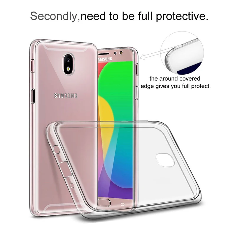 Кристально чистый силикагель чехол для телефона Samsung Galaxy J3 2017 ЕС Версия Pro J3Pro