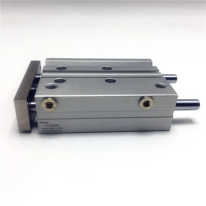 

Цилиндрический цилиндр TCL20X75S TCM20X50S yiyun с трехосевой направляющей, линейный подшипник, пневматические компоненты, пневматические инструмент...