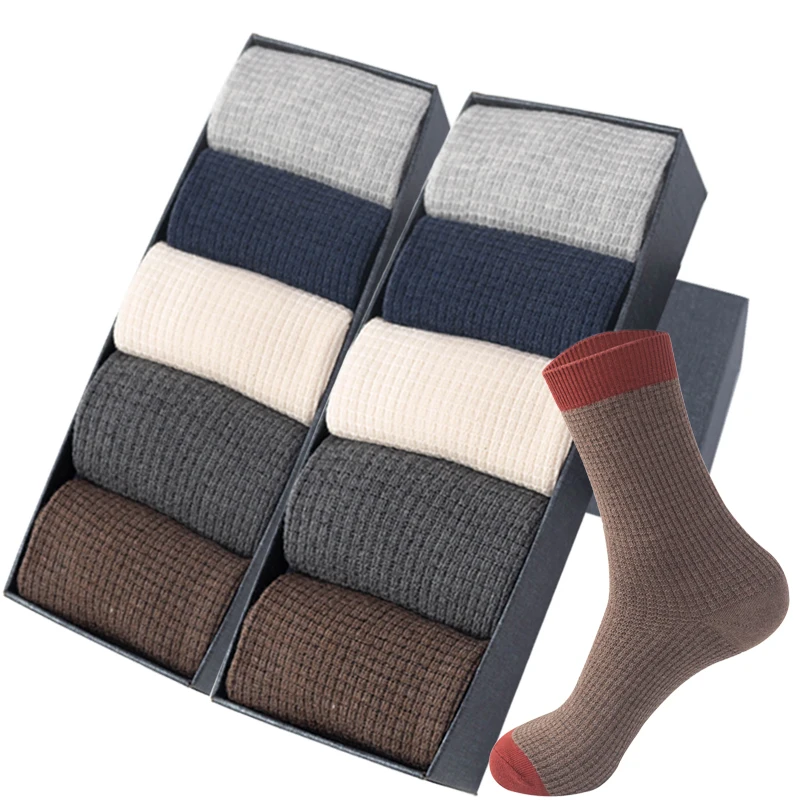 Новинка 2020 высококачественные мужские хлопковые носки для отдыха в стиле
