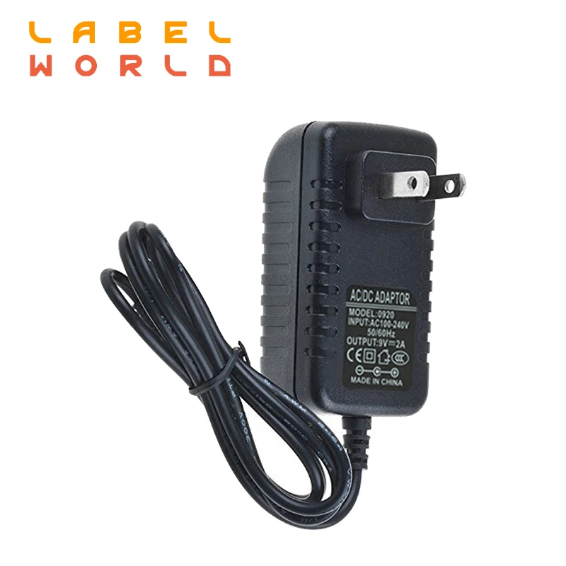 Совместимый адаптер питания переменного/постоянного тока 9 в 2 А США/ЕС подходит