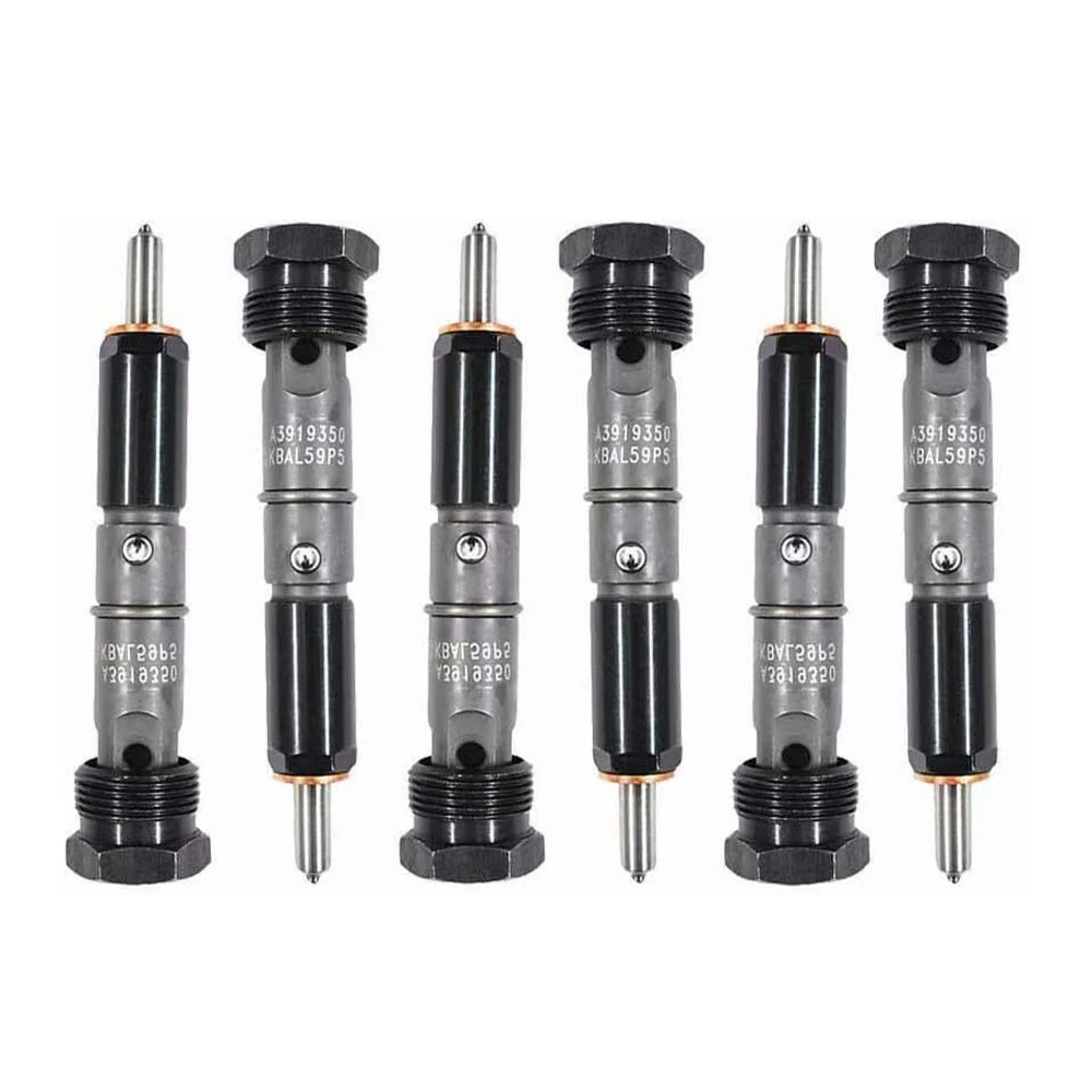 

[Набор 6 шт.] топливный инжектор 6BT 160hp для первого поколения для Dodge для Камминс 5.9L 1989-93 OEM: 0432131837 3919350 39-193-50