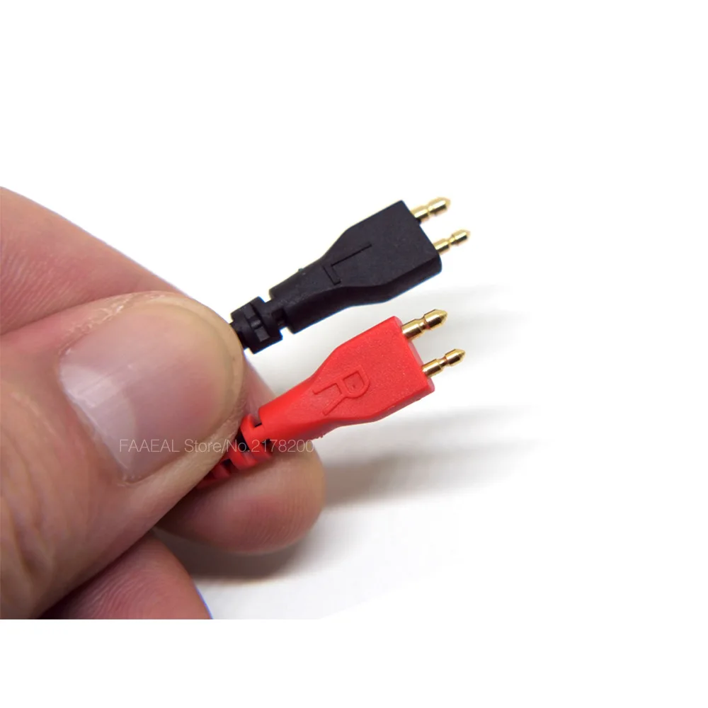 Сменный кабель для наушников Sennheiser HD25 1 HD265 HD535 HD545 HD560 HD565 HD580 HD600 HD650 позолоченный