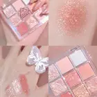 1 шт. модные прессованные матовые блестящие тени для век палитра 9 цветов Сияющие пигментированные тени для век Палитра водостойкий макияж TSLM2