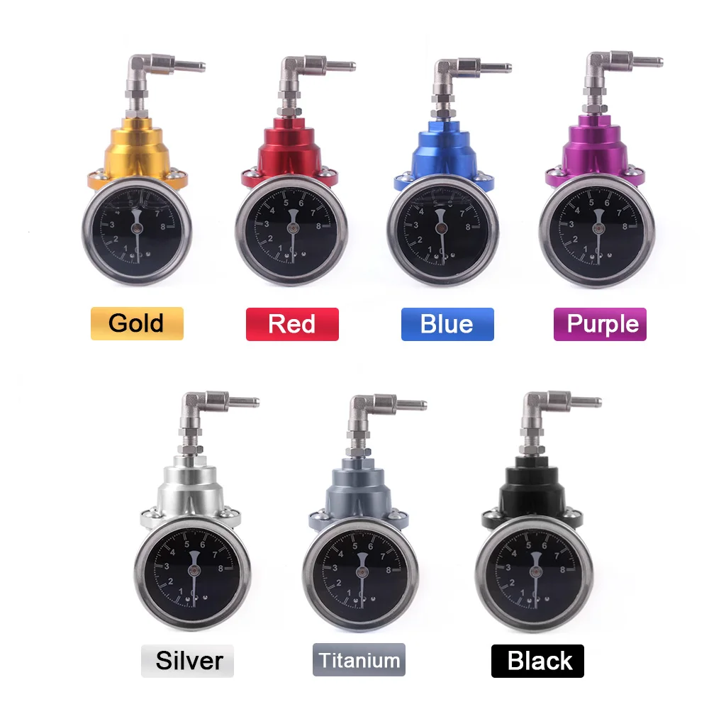 Универсальный Регулируемый регулятор давления топлива Tomei RASTP с манометром и