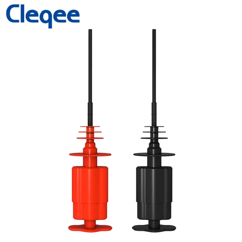 

Cleqee P5012 5600V High Voltage Testing Hook Clip Professional Insulated PVC Flexible Test Probe Copper Needle 2PCS