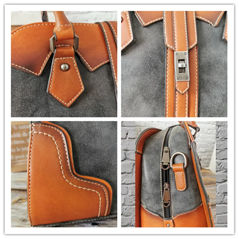 IMYOK новый дизайнерский Повседневный Женский тоут винтажные ручные сумки мягкая