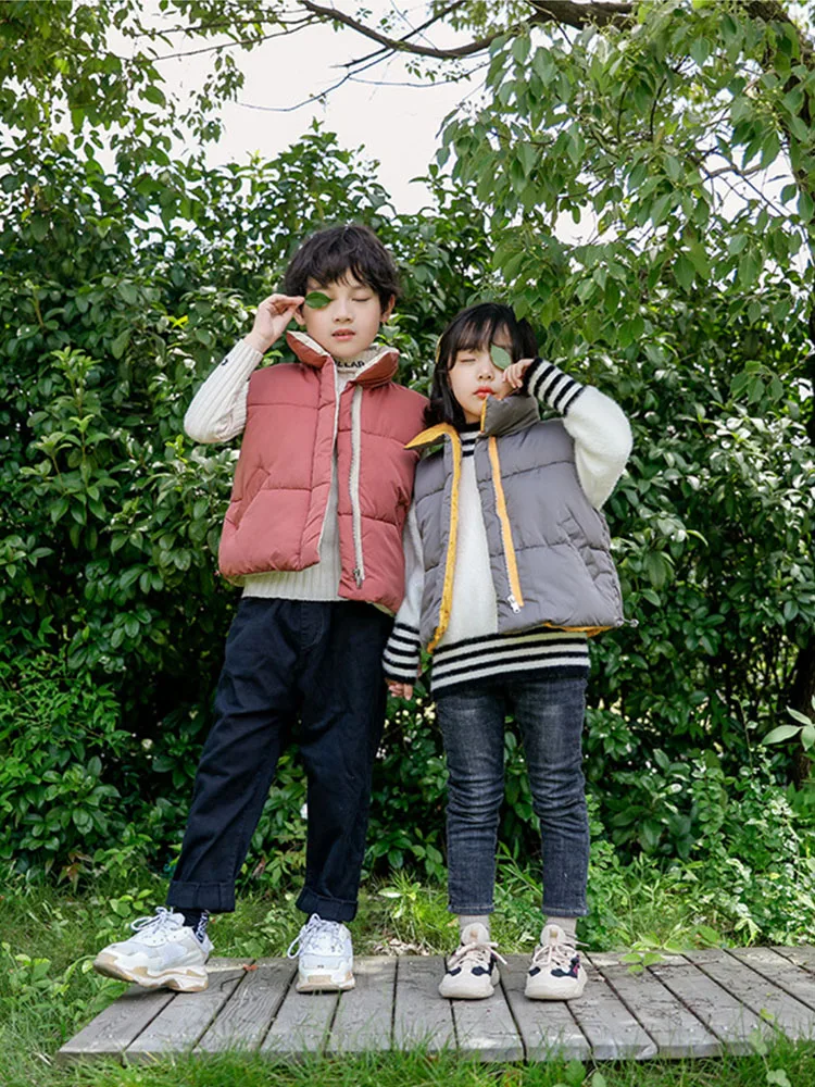 Жилет детский хлопковый осенне-зимний От 3 до 8 лет | Детская одежда и обувь