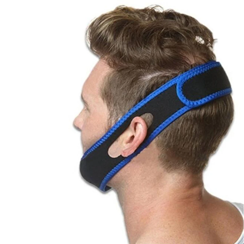 Устройство против храпа остановить храп апноэ пояс для подбородка поддержка