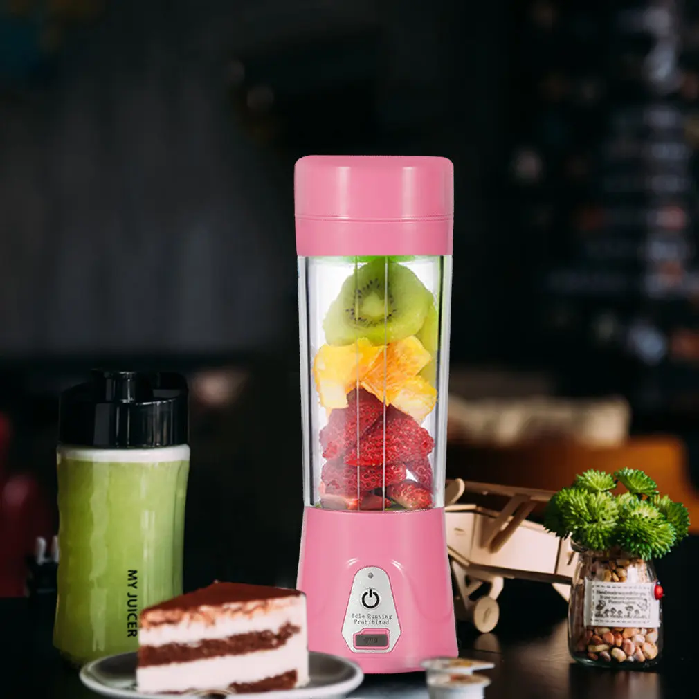 

2020 Portable Size USB Electric Fruit Juicer Handheld Smoothie Maker Blender Stirring Rechargeable Mini Portable Juice Cup Water