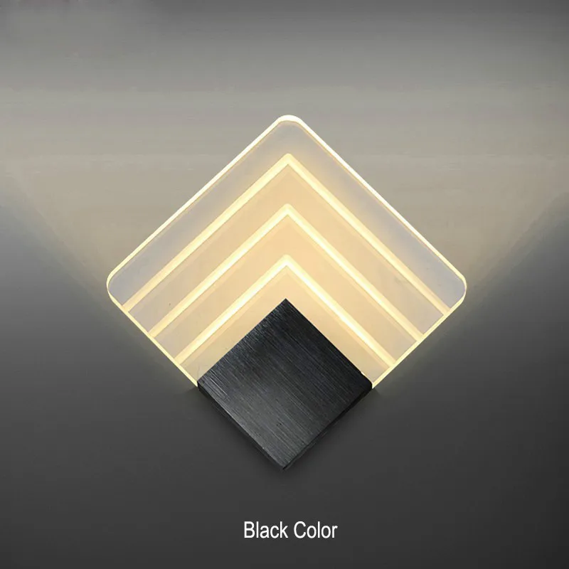 Modern Acrylic Led Wall Lamp Aluminum Light Luminarias Lights for Home Stair Bathroom Deco Fixtures | Лампы и освещение