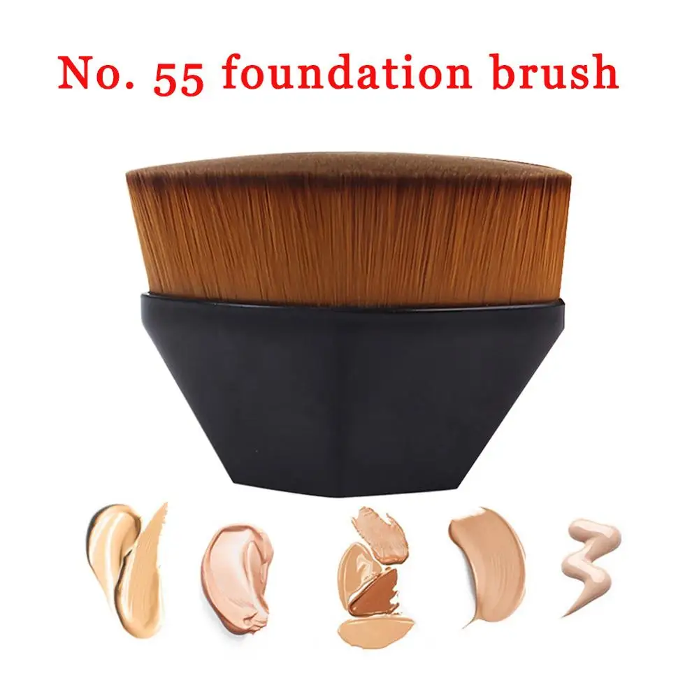 

1PC Foundation Brush Portable BB Cream Powder Cosmetic Foundation Eyeshadow Brush Cosmetics Makeup Brush Liquid Cream Brush