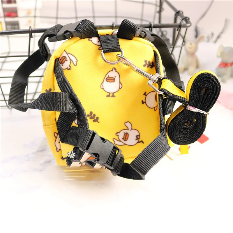 Школьный рюкзак с поводком для щенков французского бульдога | Дом и сад
