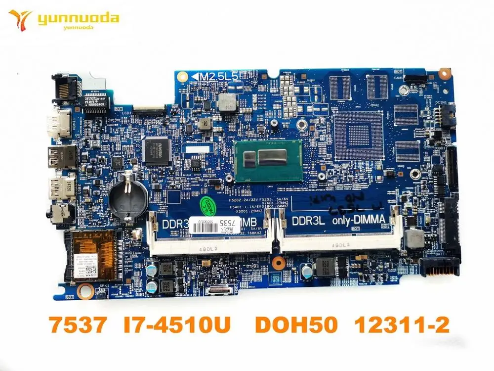 Оригинальная материнская плата для ноутбука DELL 7537 модель оригинал 12311 2