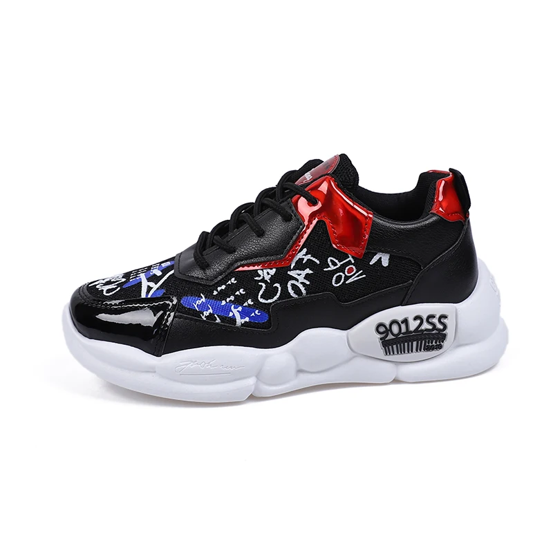 Women Running Shoes Pink Sneakers New Laser Graffiti Autumn Ladies Platform Breathable Gym Sports Triple-S Walking | Спорт и