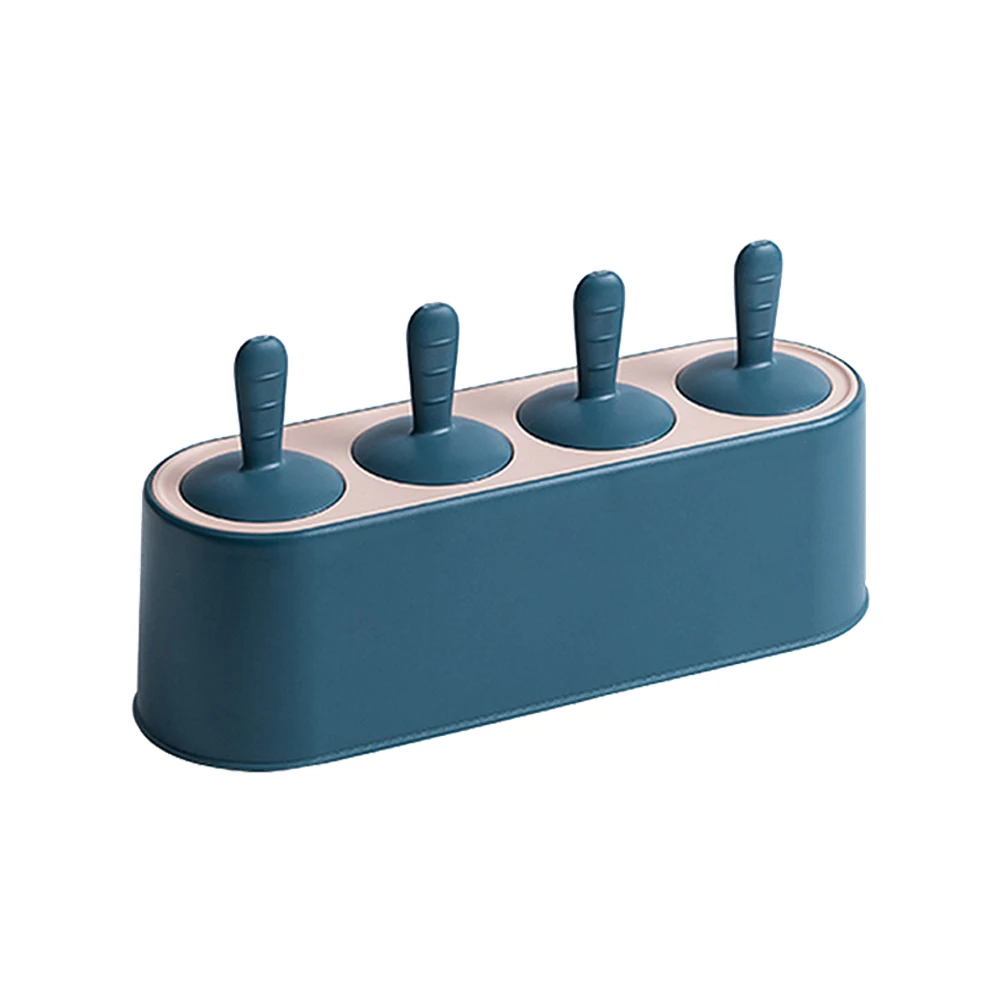 

Home Ice Cream Mold Ice Cream Diy Silicone Tool 4-hole Ice Mold Children Ice Cream Mold Kitchen Tools Diy Ice Cream Barware