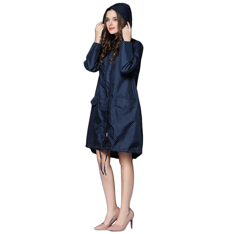 Промо-акция! Модный женский плащ дышащий Женский Длинный портативный