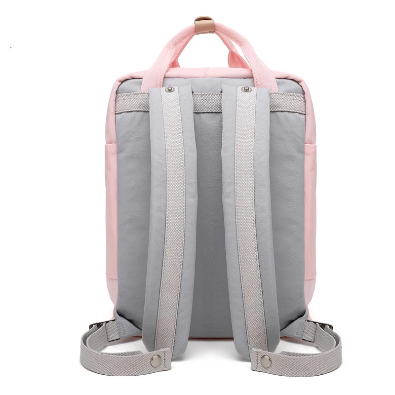 

Spot Simplicity Elegant High capacity laptop bag backpack backpack student Fresh color laptop bag Unisex Solid External Frame