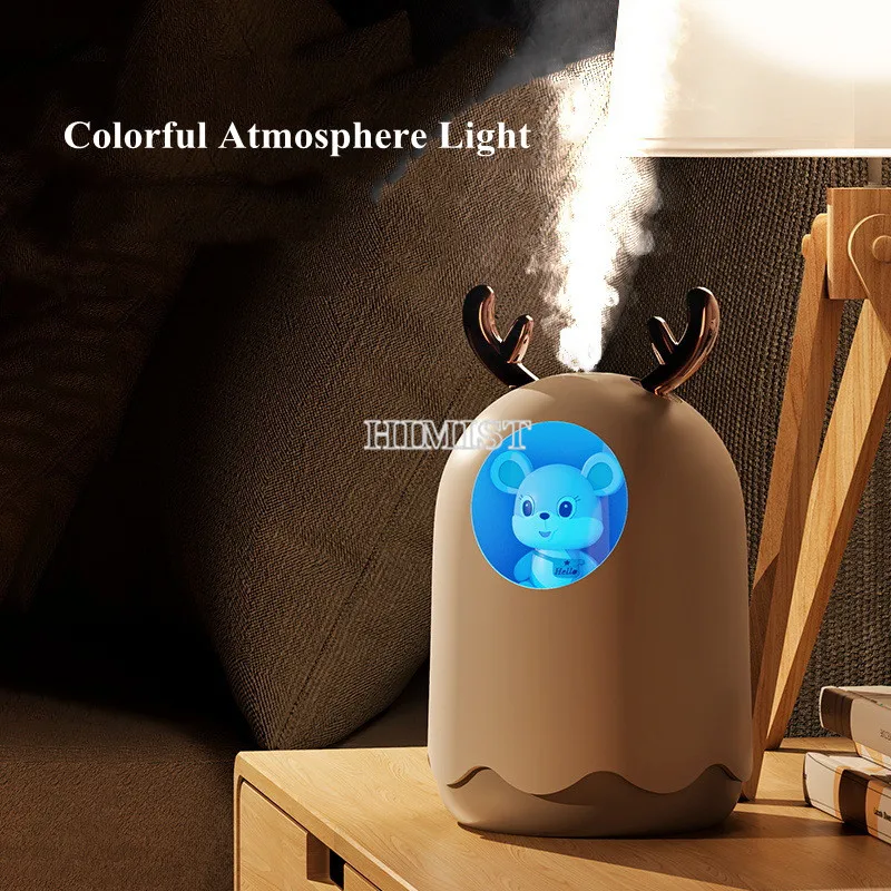 Увлажнитель-Ароматизатор воздуха ультразвуковой 300 мл USB с функцией