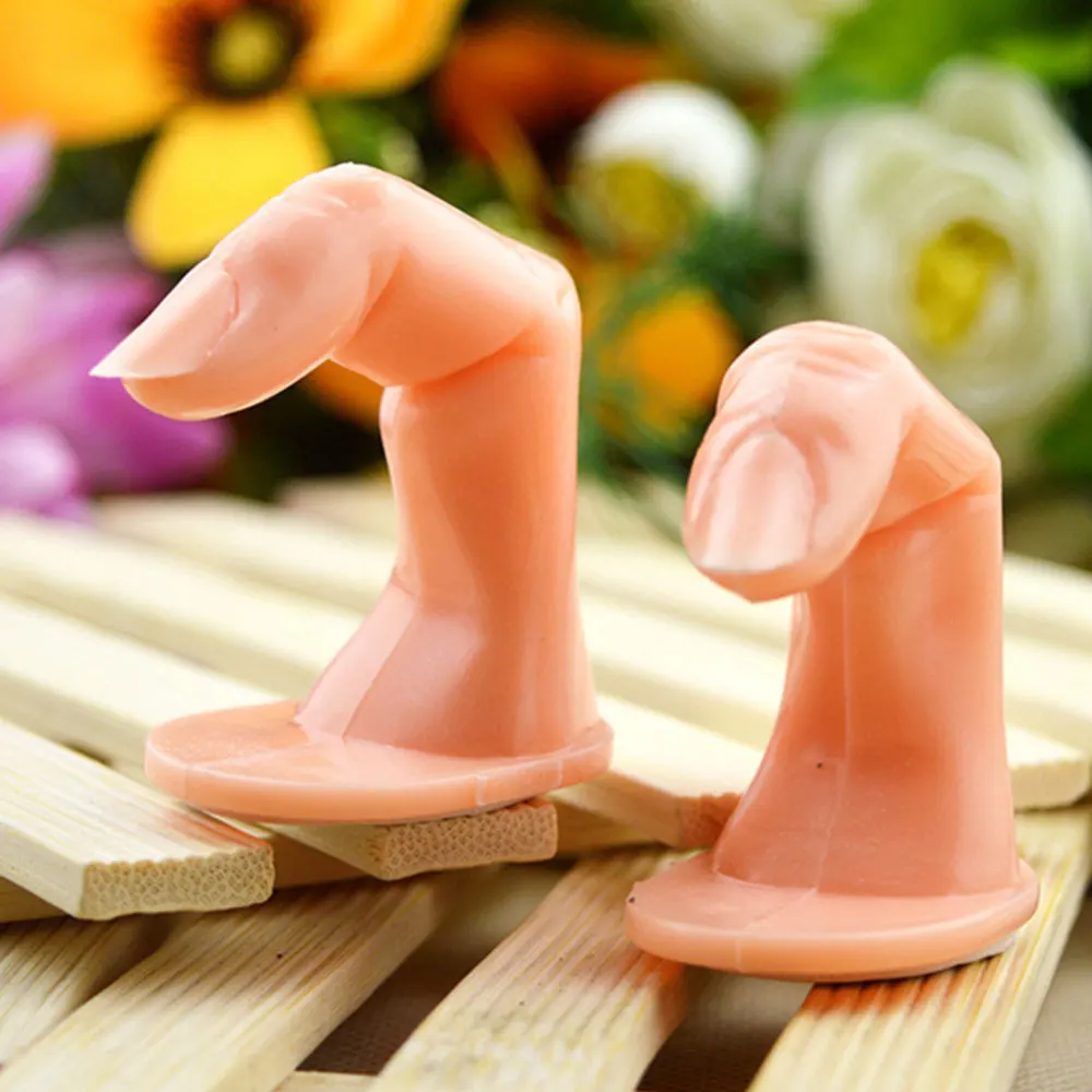 

20pcs Practice Fingers Nails Fake Finger Hand Model Nail Art Training Fingers