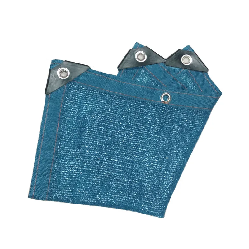 Сетка для защиты от солнца синего цвета HDPE сетка кемпинга сада с отверстием