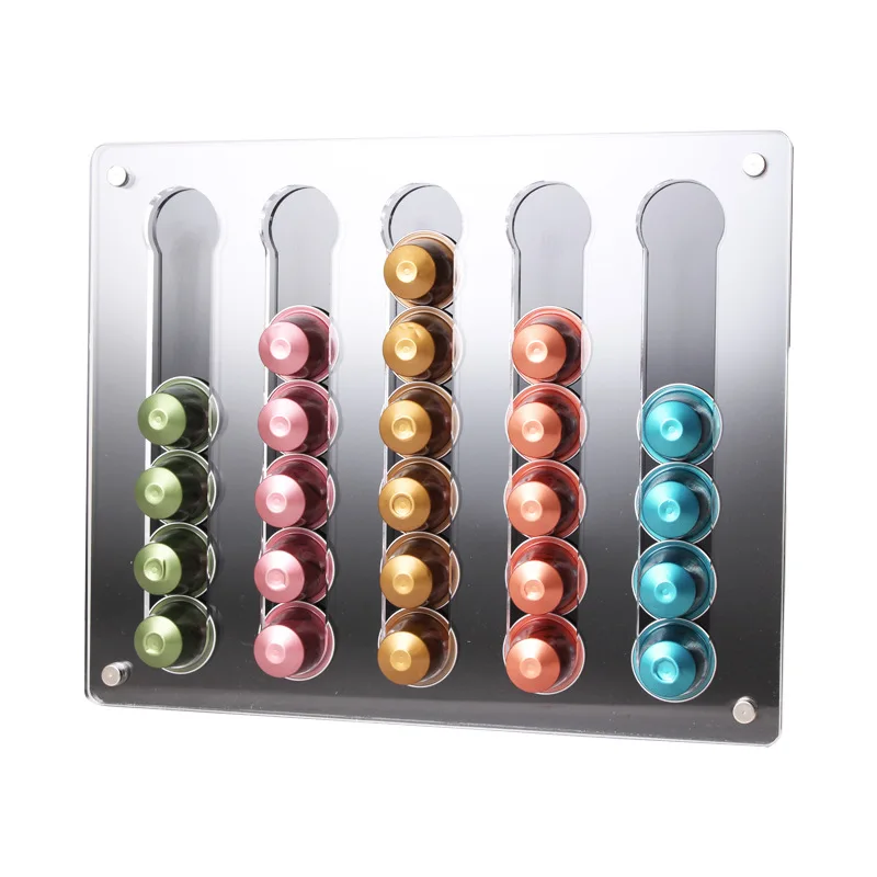 

Nespresso Coffee Pods Holder Rotating Rack Coffee Capsule Stand Dolce Gusto estructura Shelve Organization Holder estante cafe